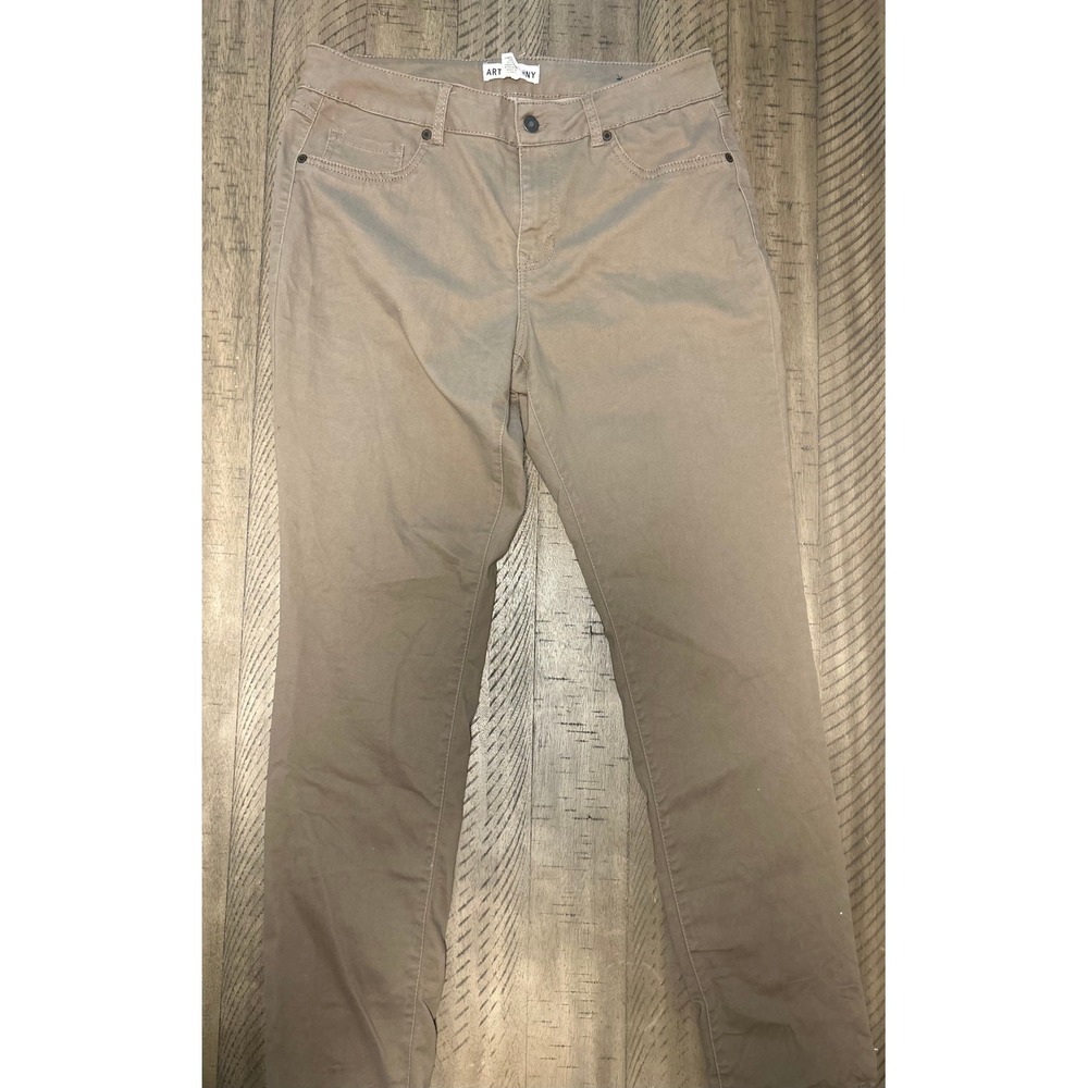 Artisan NY Women's Brown Casual Pants Size 14 Classic Everyday Style